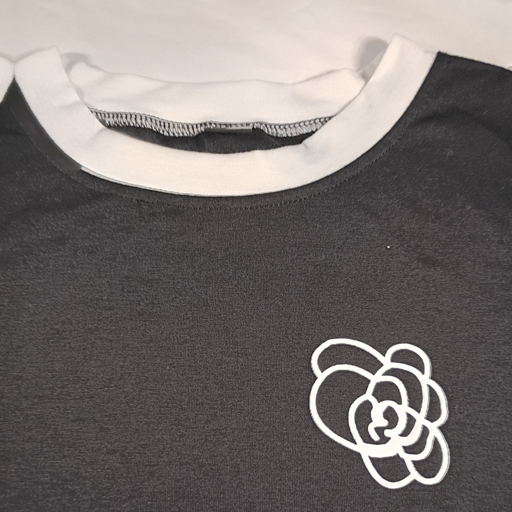 SHEIN Black and White T-Shirt - Picture 4 of 8